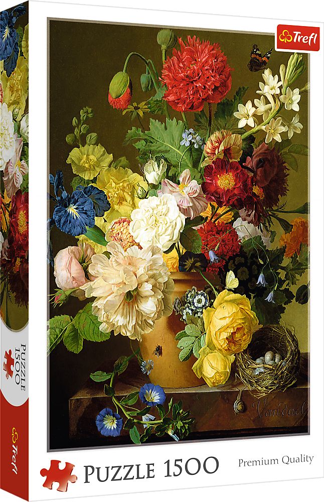 Adelaide Voorlopige profiel Trefl Stilleven met bloemen - puzzel - 1500 stukjes - Stradacom - groot  assortiment, de beste service